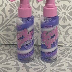 Global beauty care body & face serum berry glowy tea tree oil set of 2